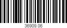 Código de barras (EAN, GTIN, SKU, ISBN): '36909.06'