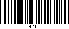 Código de barras (EAN, GTIN, SKU, ISBN): '36910.09'
