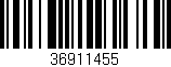 Código de barras (EAN, GTIN, SKU, ISBN): '36911455'