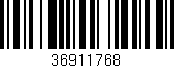 Código de barras (EAN, GTIN, SKU, ISBN): '36911768'