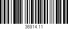 Código de barras (EAN, GTIN, SKU, ISBN): '36914.11'