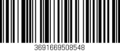 Código de barras (EAN, GTIN, SKU, ISBN): '3691669508548'