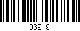 Código de barras (EAN, GTIN, SKU, ISBN): '36919'