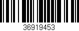 Código de barras (EAN, GTIN, SKU, ISBN): '36919453'