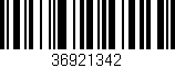 Código de barras (EAN, GTIN, SKU, ISBN): '36921342'