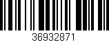 Código de barras (EAN, GTIN, SKU, ISBN): '36932871'