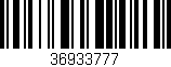 Código de barras (EAN, GTIN, SKU, ISBN): '36933777'