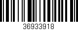 Código de barras (EAN, GTIN, SKU, ISBN): '36933918'