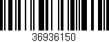 Código de barras (EAN, GTIN, SKU, ISBN): '36936150'
