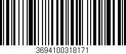 Código de barras (EAN, GTIN, SKU, ISBN): '3694100318171'