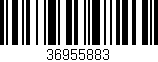 Código de barras (EAN, GTIN, SKU, ISBN): '36955883'