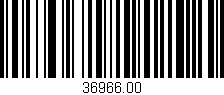 Código de barras (EAN, GTIN, SKU, ISBN): '36966.00'