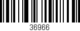 Código de barras (EAN, GTIN, SKU, ISBN): '36966'