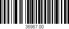 Código de barras (EAN, GTIN, SKU, ISBN): '36967.00'