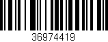 Código de barras (EAN, GTIN, SKU, ISBN): '36974419'