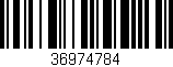 Código de barras (EAN, GTIN, SKU, ISBN): '36974784'