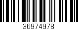 Código de barras (EAN, GTIN, SKU, ISBN): '36974978'