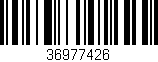 Código de barras (EAN, GTIN, SKU, ISBN): '36977426'