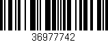 Código de barras (EAN, GTIN, SKU, ISBN): '36977742'