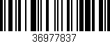 Código de barras (EAN, GTIN, SKU, ISBN): '36977837'