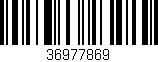 Código de barras (EAN, GTIN, SKU, ISBN): '36977869'