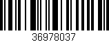 Código de barras (EAN, GTIN, SKU, ISBN): '36978037'