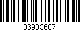 Código de barras (EAN, GTIN, SKU, ISBN): '36983607'