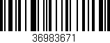 Código de barras (EAN, GTIN, SKU, ISBN): '36983671'