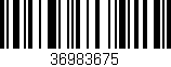 Código de barras (EAN, GTIN, SKU, ISBN): '36983675'