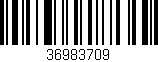 Código de barras (EAN, GTIN, SKU, ISBN): '36983709'