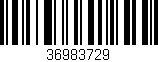 Código de barras (EAN, GTIN, SKU, ISBN): '36983729'