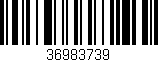 Código de barras (EAN, GTIN, SKU, ISBN): '36983739'
