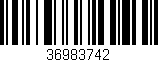 Código de barras (EAN, GTIN, SKU, ISBN): '36983742'
