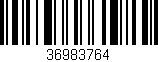 Código de barras (EAN, GTIN, SKU, ISBN): '36983764'