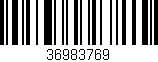 Código de barras (EAN, GTIN, SKU, ISBN): '36983769'