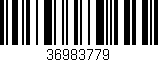Código de barras (EAN, GTIN, SKU, ISBN): '36983779'