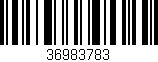 Código de barras (EAN, GTIN, SKU, ISBN): '36983783'