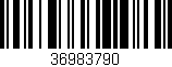 Código de barras (EAN, GTIN, SKU, ISBN): '36983790'