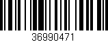 Código de barras (EAN, GTIN, SKU, ISBN): '36990471'
