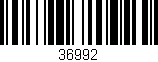 Código de barras (EAN, GTIN, SKU, ISBN): '36992'