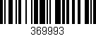 Código de barras (EAN, GTIN, SKU, ISBN): '369993'