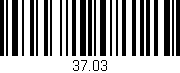 Código de barras (EAN, GTIN, SKU, ISBN): '37.03'