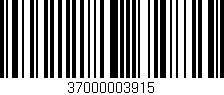 Código de barras (EAN, GTIN, SKU, ISBN): '37000003915'