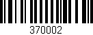 Código de barras (EAN, GTIN, SKU, ISBN): '370002'