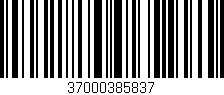 Código de barras (EAN, GTIN, SKU, ISBN): '37000385837'