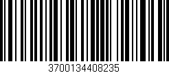 Código de barras (EAN, GTIN, SKU, ISBN): '3700134408235'