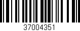 Código de barras (EAN, GTIN, SKU, ISBN): '37004351'