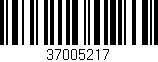 Código de barras (EAN, GTIN, SKU, ISBN): '37005217'