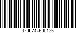 Código de barras (EAN, GTIN, SKU, ISBN): '3700744600135'