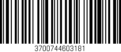 Código de barras (EAN, GTIN, SKU, ISBN): '3700744603181'
